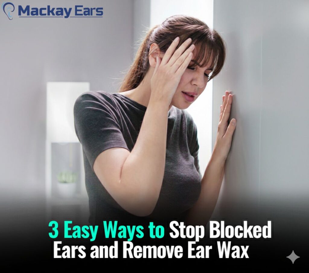 3 Easy Ways to Stop Blocked Ears and Remove Ear Wax